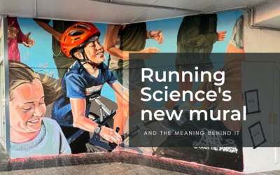 Running Science’s new mural
