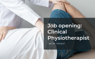 Clinical physiotherapist in running clinic